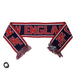 New England Patriots Scarf Red And Blue
